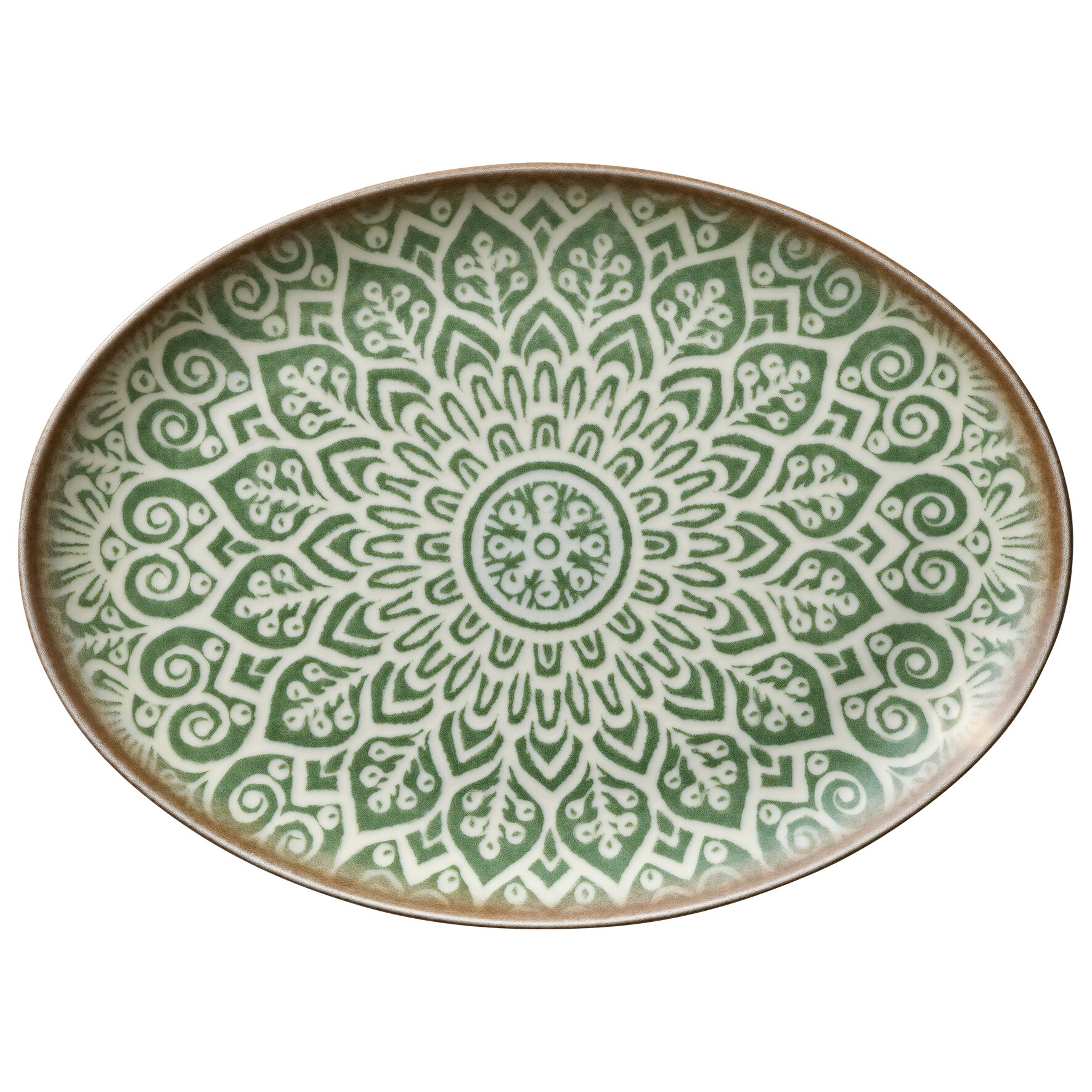 Coupplatte oval 320 x 235 mm jade Soulmate