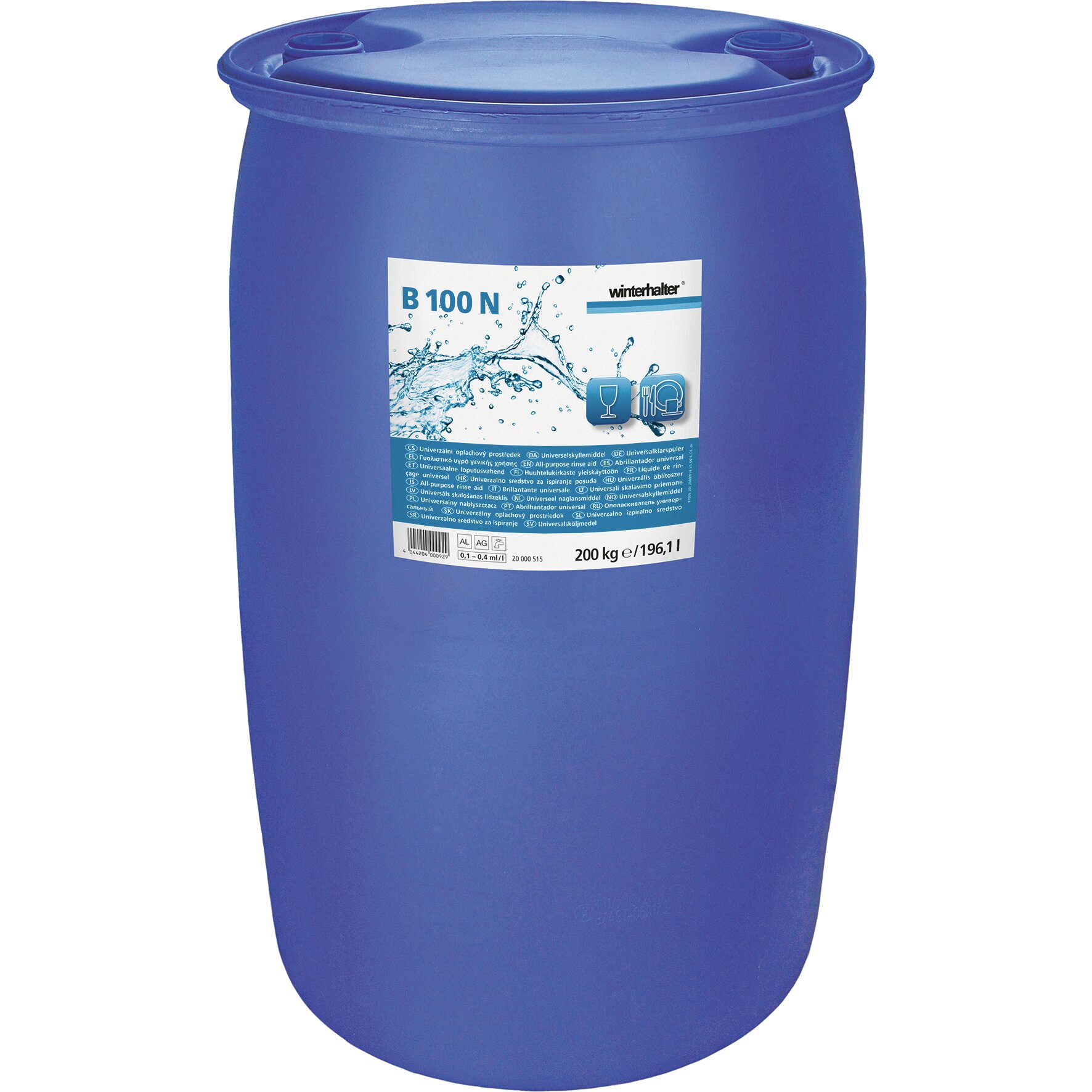 Universalklarspüler B 100 N / 200,00 kg Fass