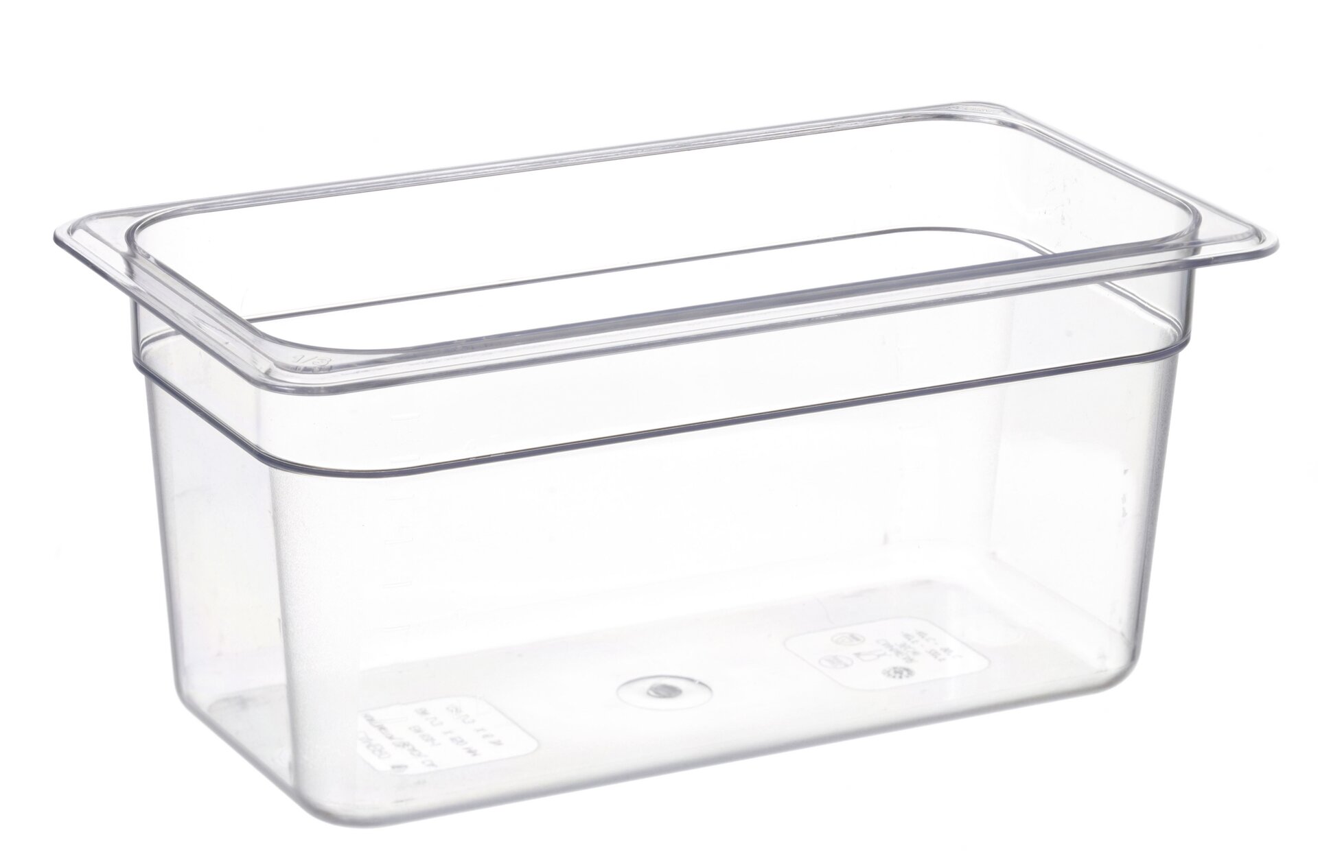 GN-Behälter GN 1/3 325 x 176 x 150 mm Polycarbonat transparent