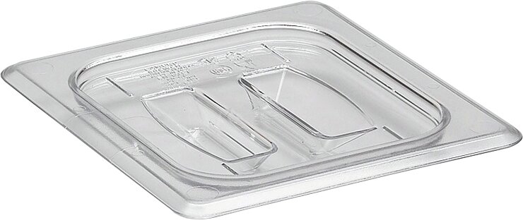 GN-Deckel GN 1/6 176 x 162 mm mit Griff ohne Aussparung Polycarbonat transparent