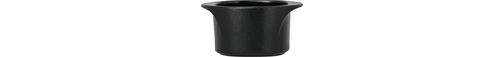 Schale tief quadratisch staged 90 x 90 mm / 0,33 l schwarz