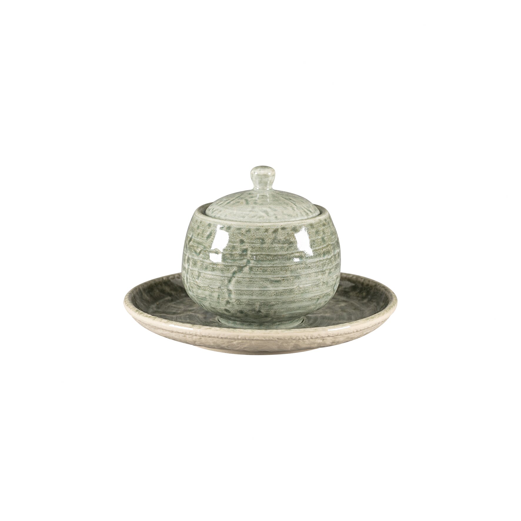 Zuckerdose mit Deckel 88 mm / 0,25 l Sage green Krush Sage Green