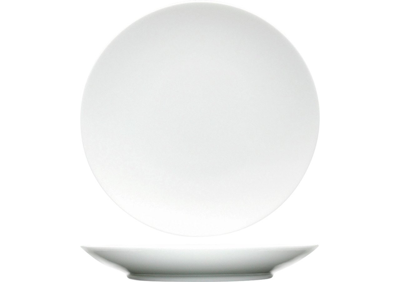 Coupeteller flach 240 mm weiß Purio