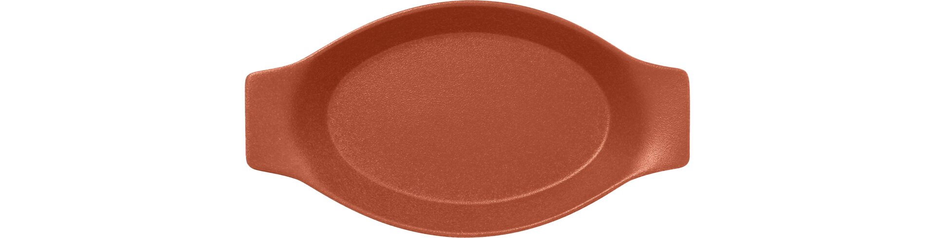 Schale oval mit Griffen 250 x 140 mm / 0,42 l terra Neofusion