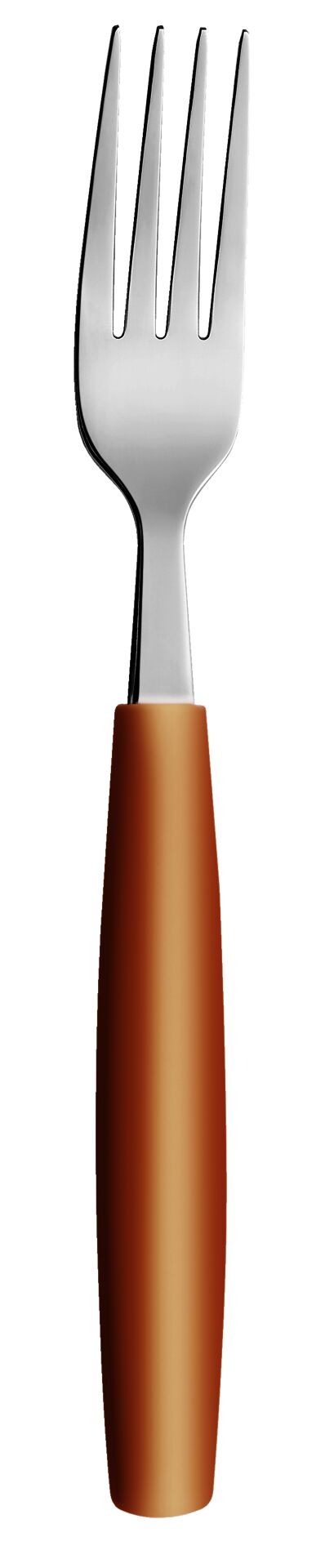 Besteckserie "Colour" orange Tafelgabel