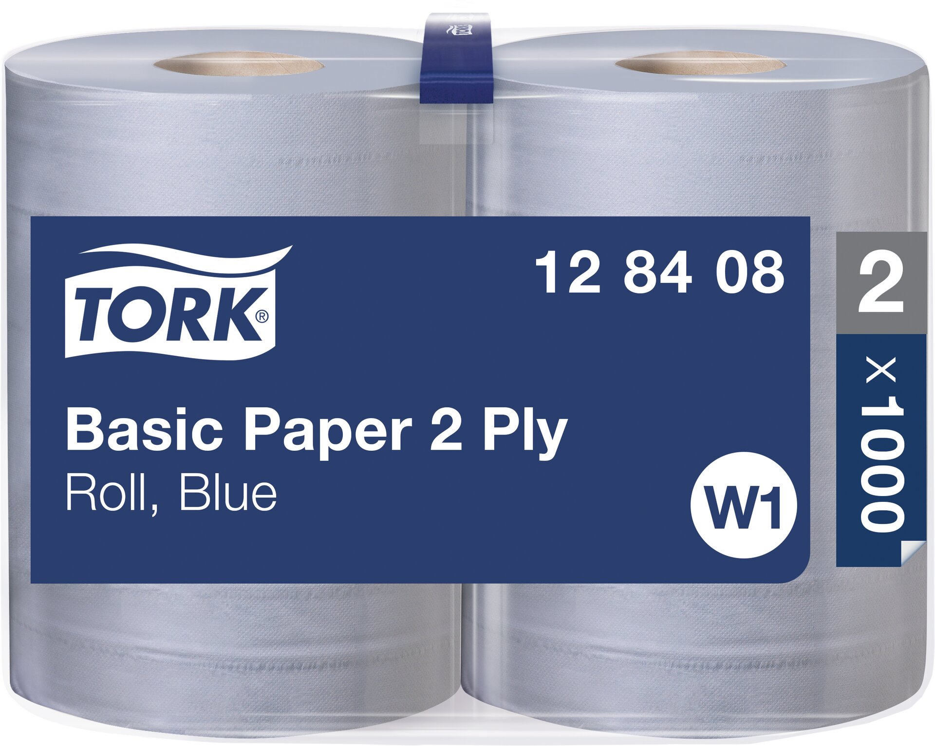 TORK Papierrolle blau 2-lagig 2 Rollen à 340 m = 2.000 Tücher