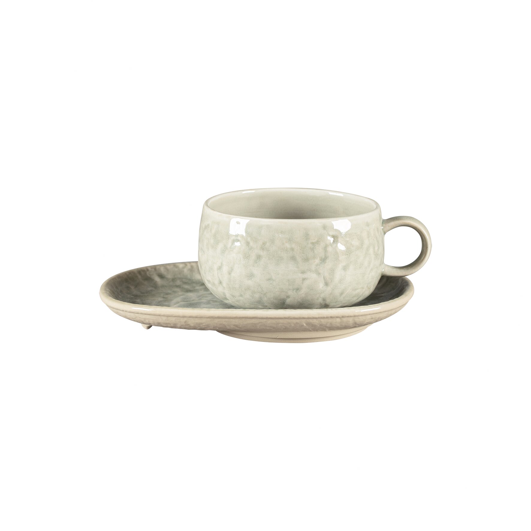Untertasse oval 190 x 140 mm Celadon green Krush Celadon Green