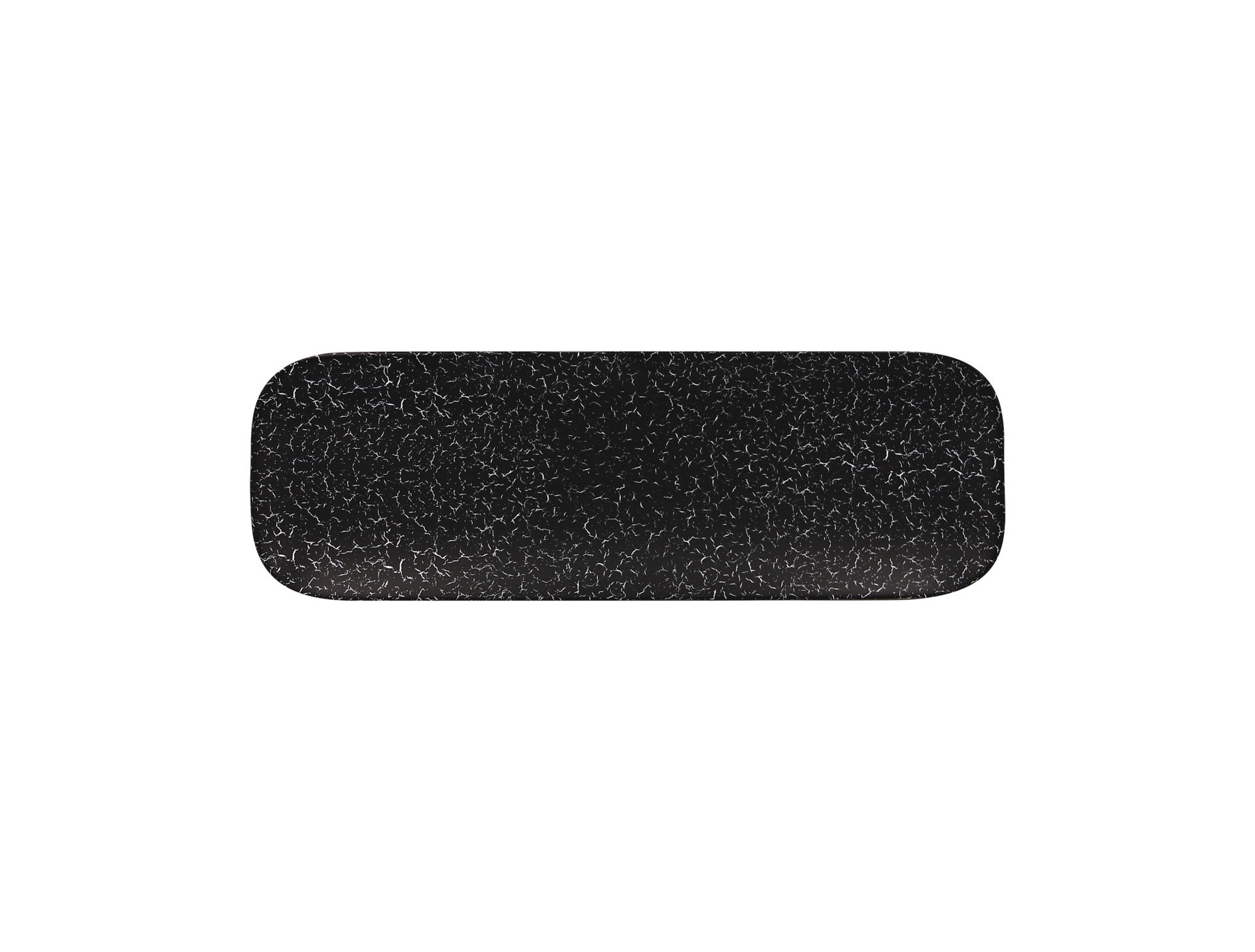 Platte rechteckig 330 x 110 mm schwarz