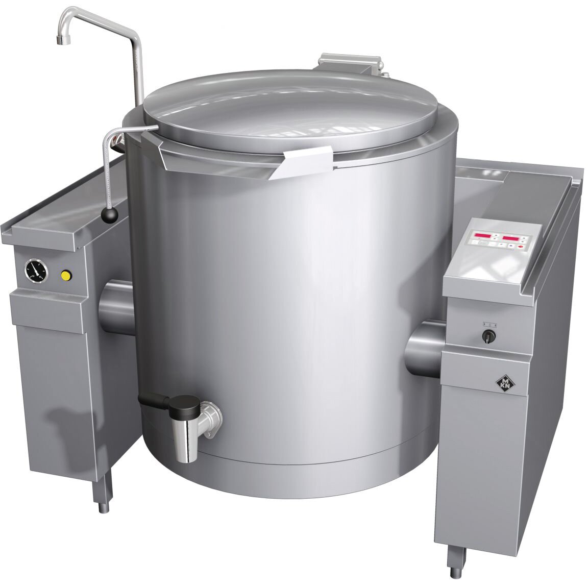 Elektro-Kipp-Schnellkochkessel 200,00 l Motorkippung Vapro + EcoControl