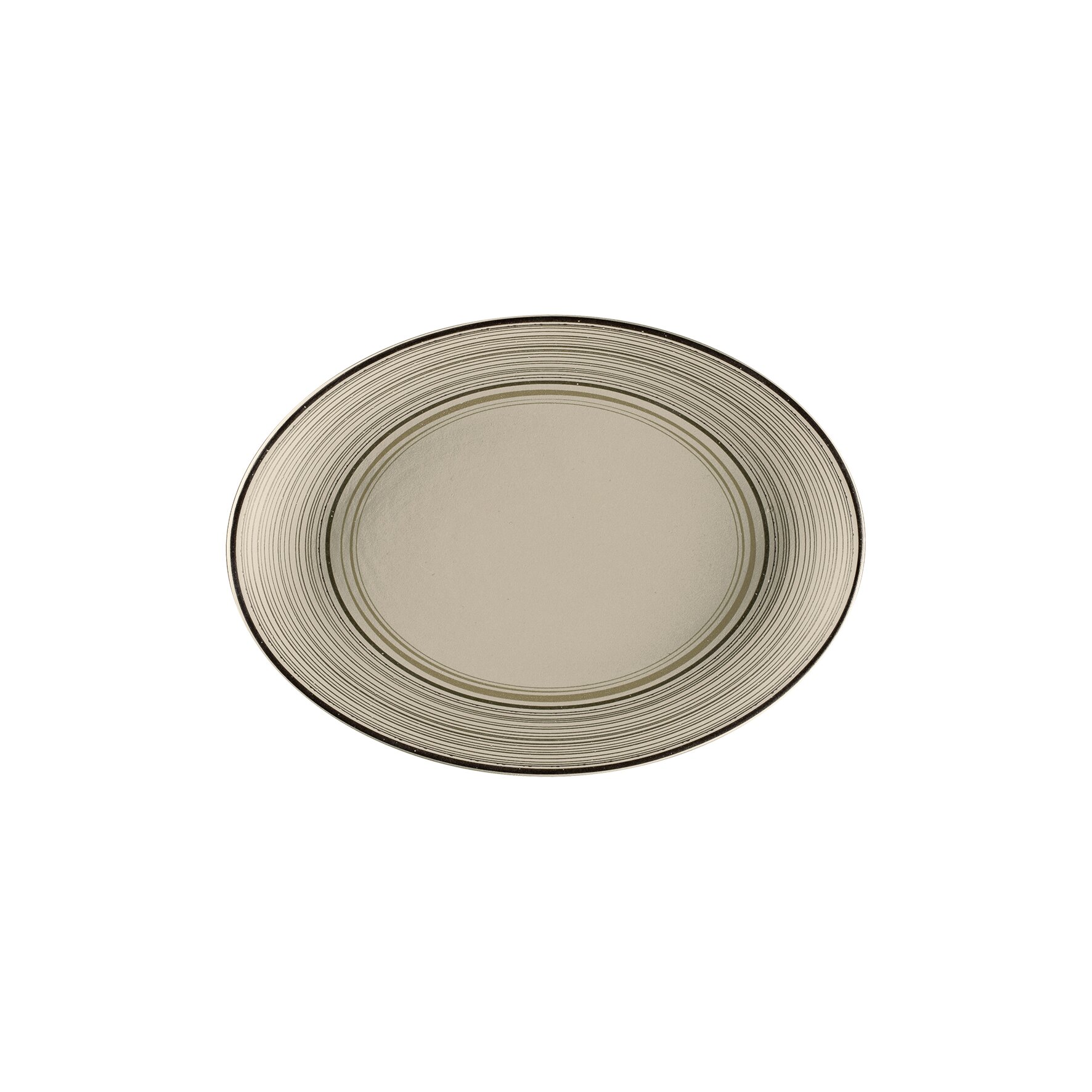 Platte oval 210 x 150 x 25 mm Argila Larissa
