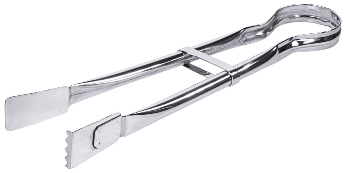Grillzange 380 mm hochglänzend