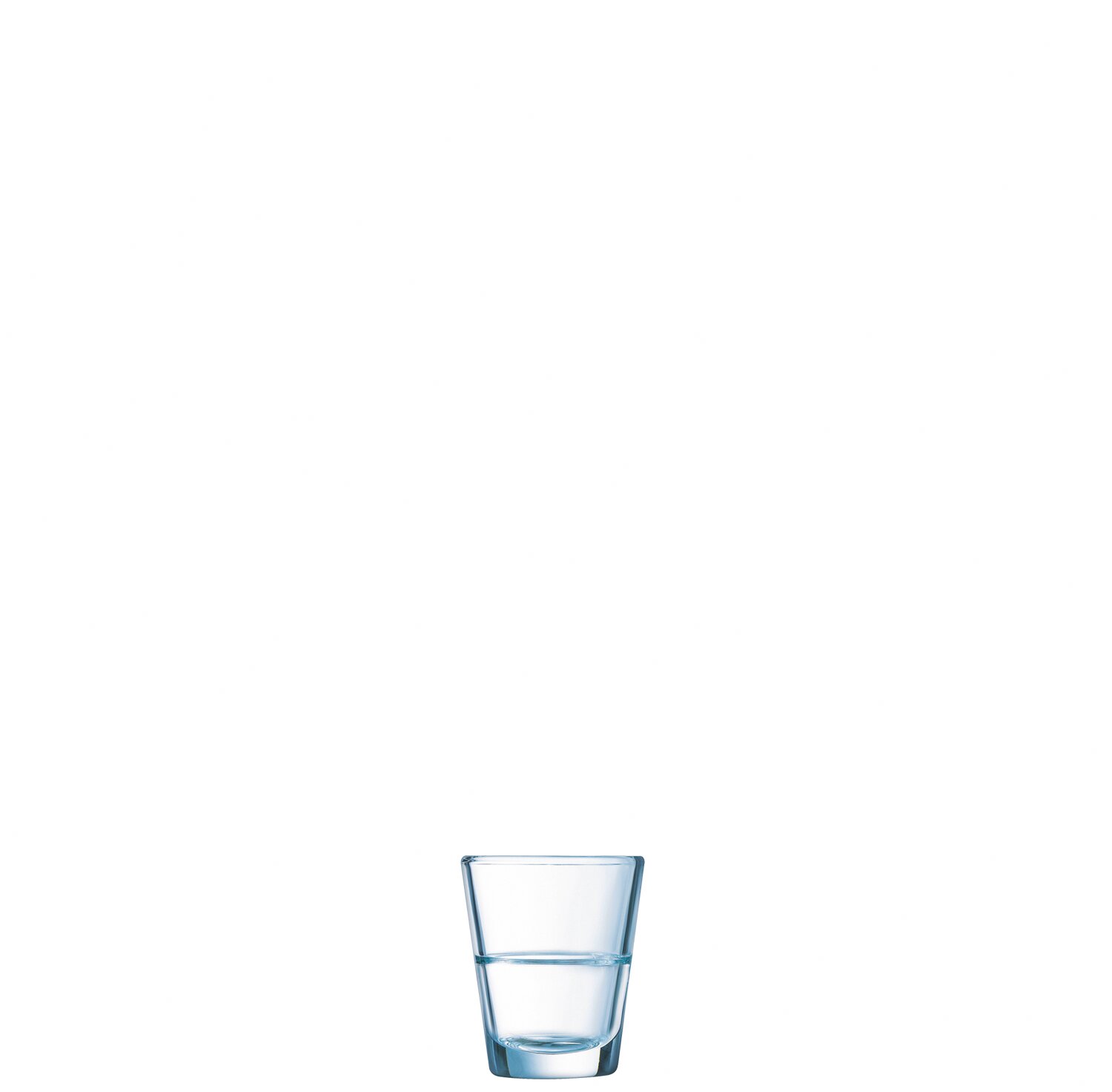 Shotglas "FH4,5" stapelbar 50 mm / 0,05 l 0,02 + 0,04 /-/ transparent