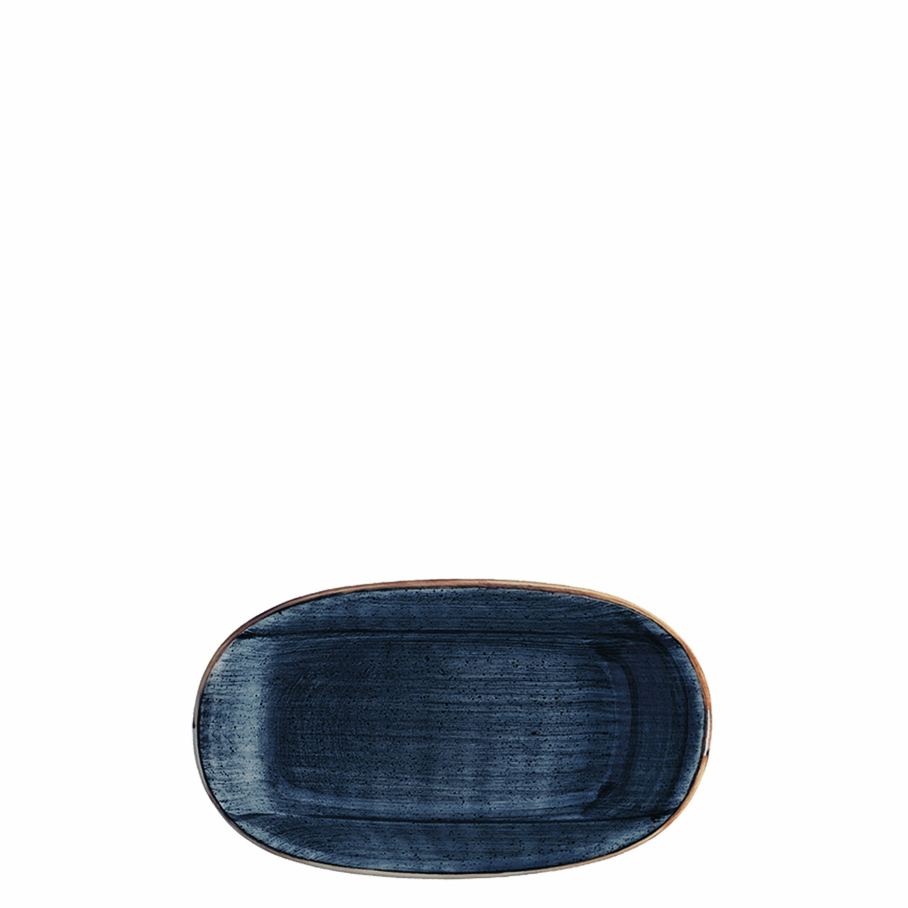 Platte oval Gourmet 192 x 111 mm Aura Dusk