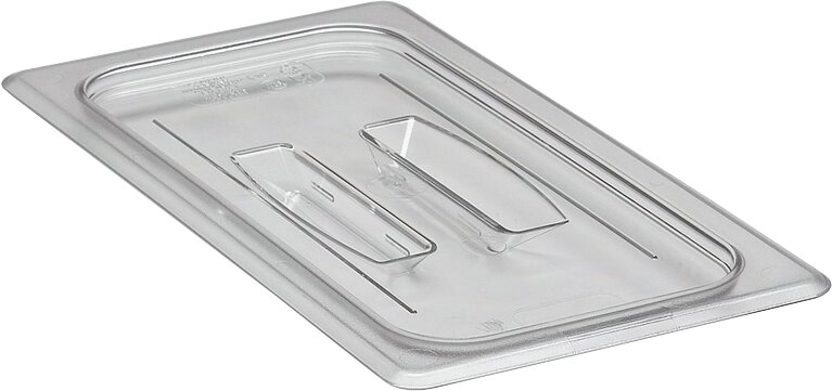 GN-Deckel GN 1/3 325 x 176 mm mit Griff ohne Aussparung Polycarbonat transparent