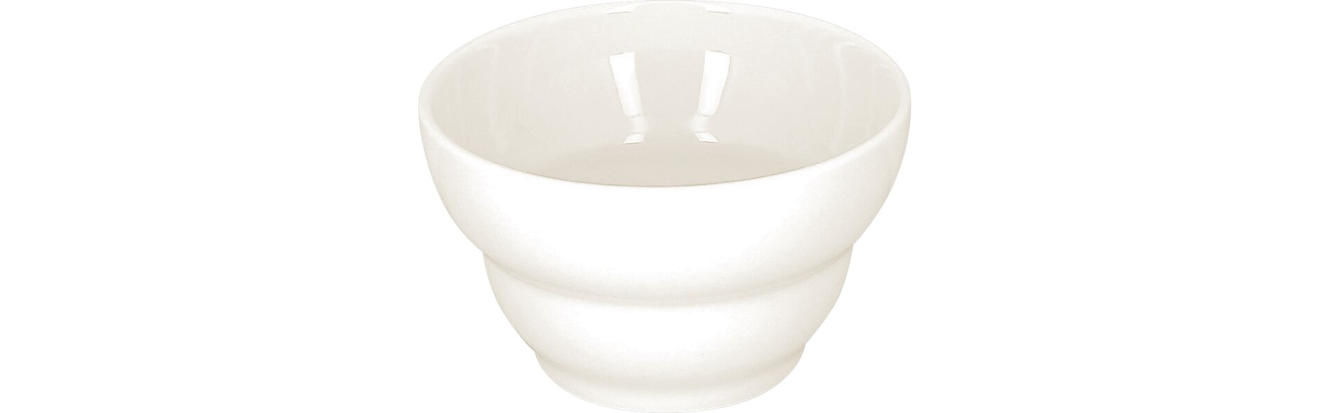 Schale rund doppelwellig 123 mm / 0,42 l plain-white Aurea