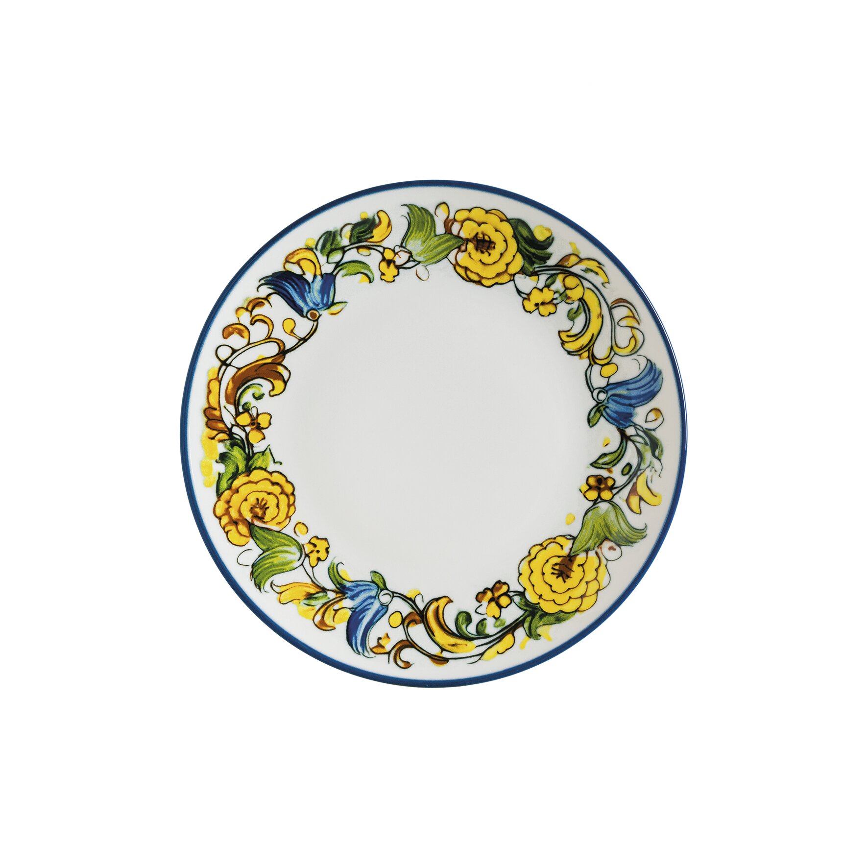 Teller flach Gourmet 210 mm mehrfarbig Albufera Mid White