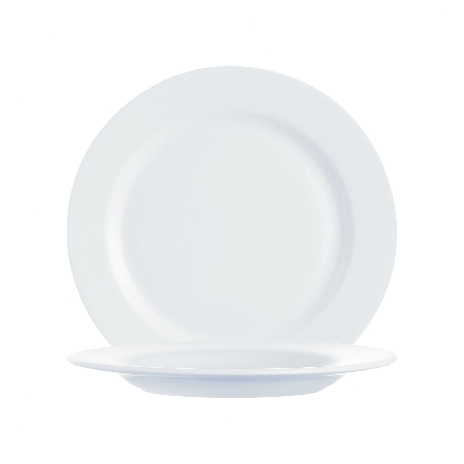 Teller flach 255 mm weiß Intensity White