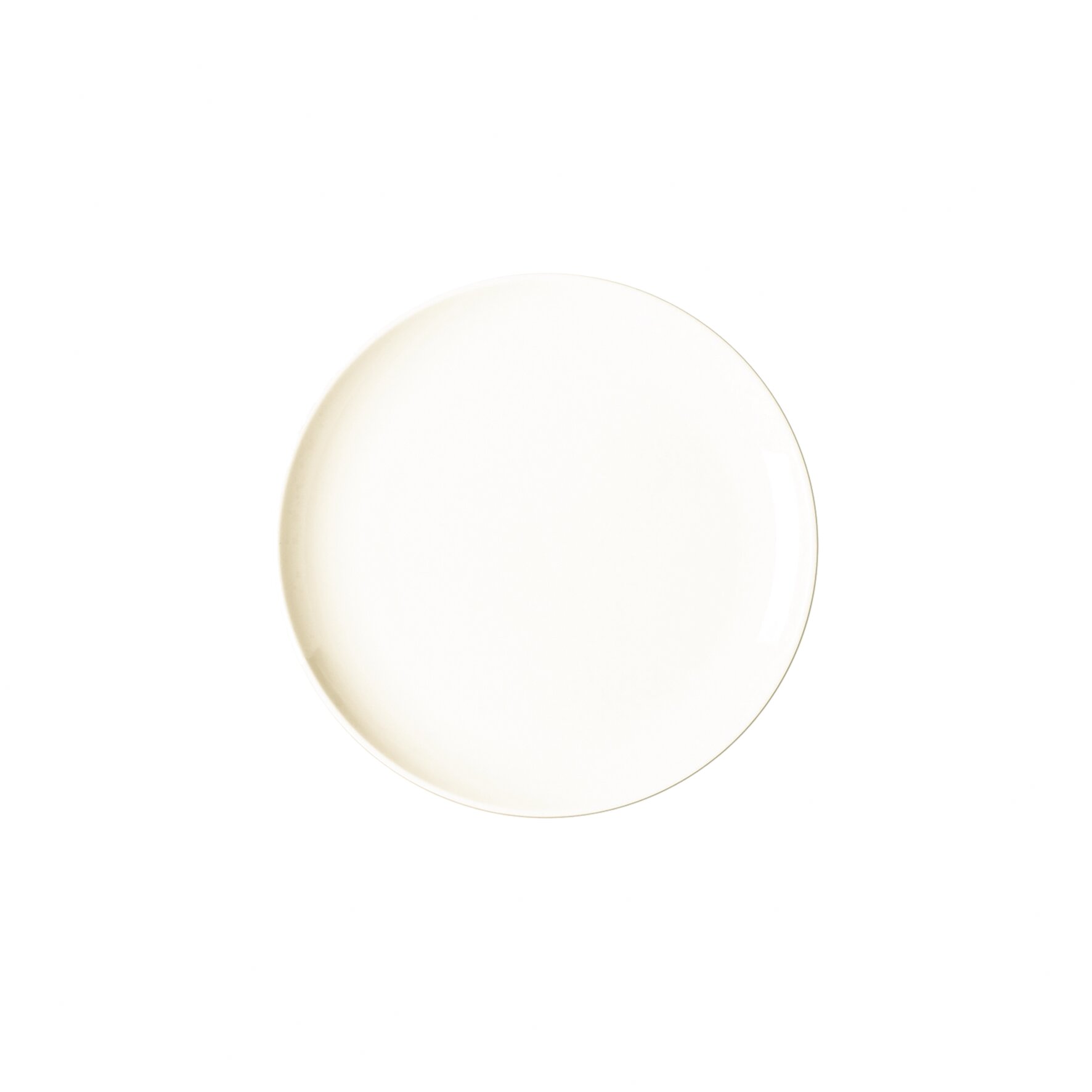 Coupteller flach 180 mm plain-white Nano