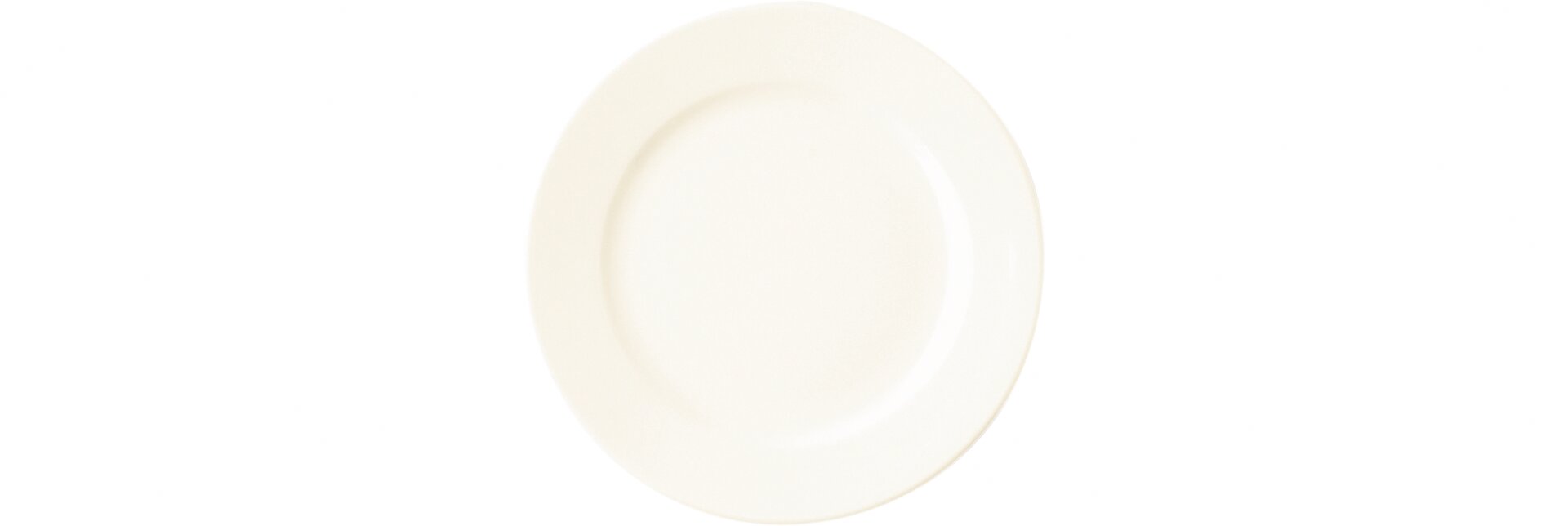 Teller flach 150 mm creme Banquet