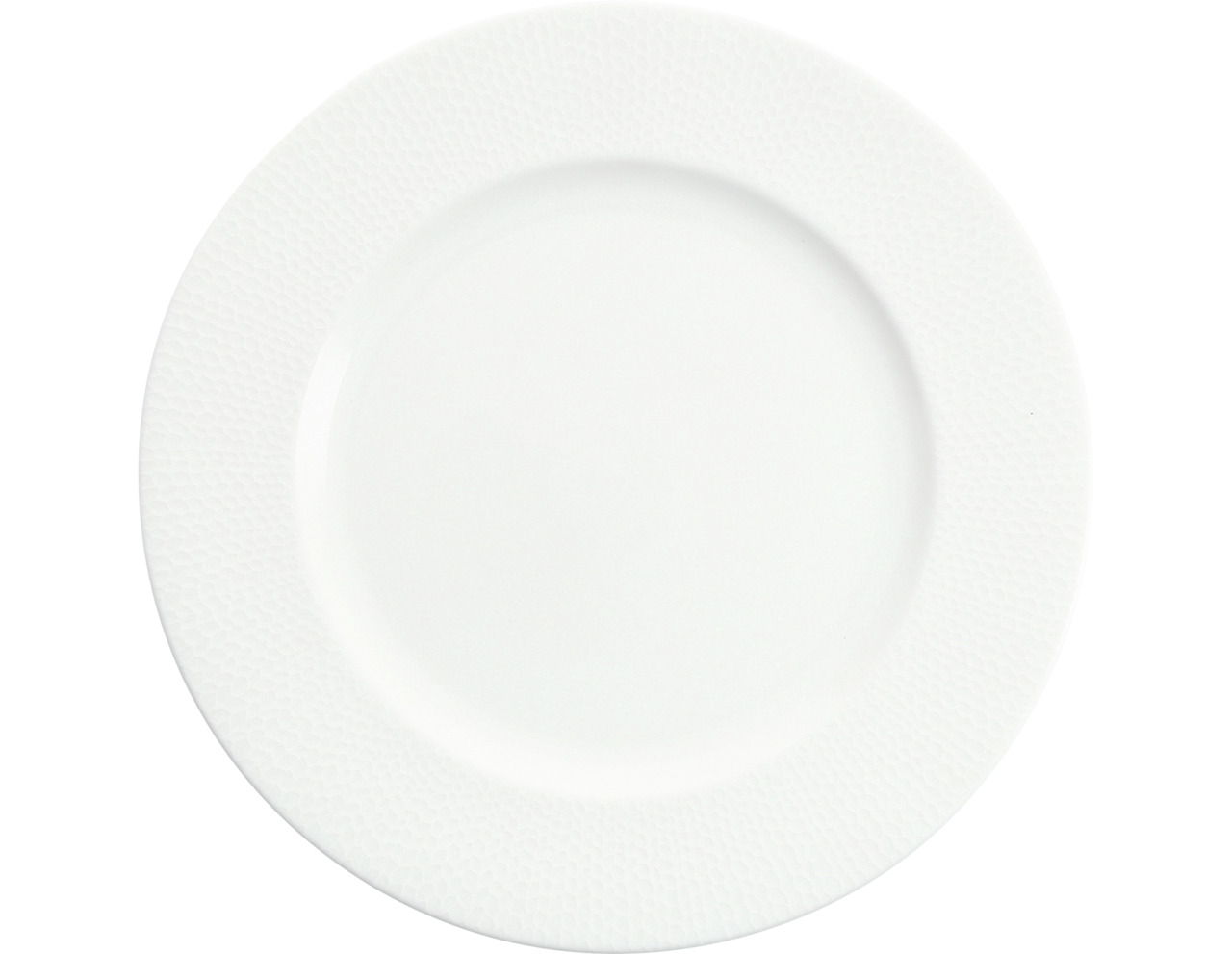 Teller flach mit Fahne 310 mm weiß Amanda