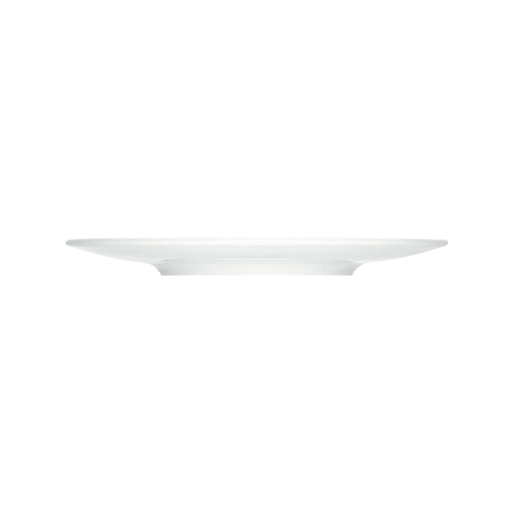 Teller flach mit breiter Fahne 282 mm