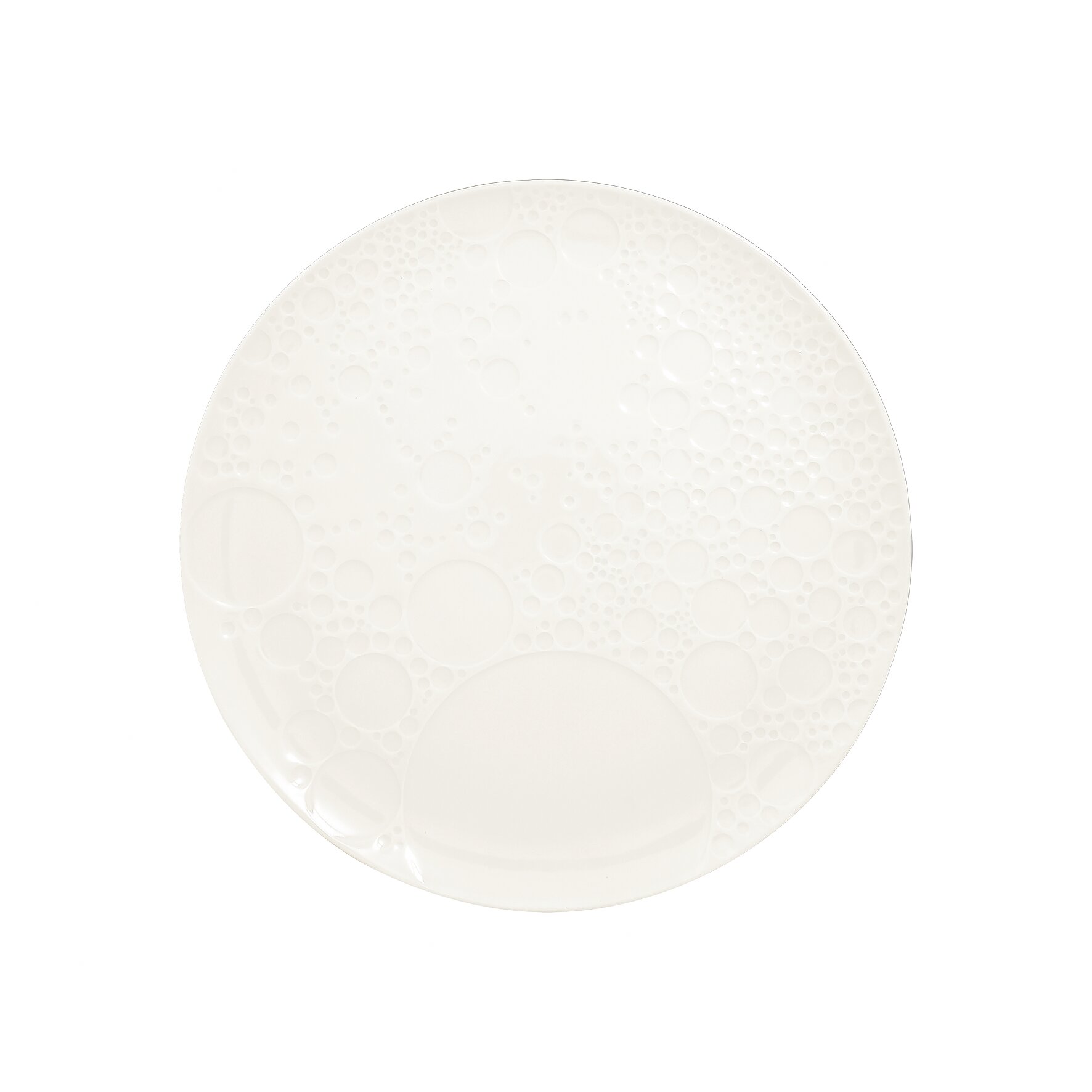 Teller rund mit Relief create 300 mm plain-white