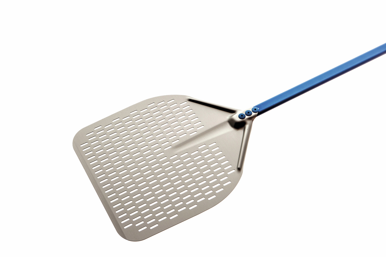 Pizzaschaufel mittel perforiert Aluminium 1860 x 360 mm