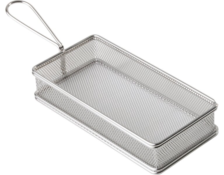 Servier-Frittierkorb 215 x 105 x 45 mm / Griff 95 mm