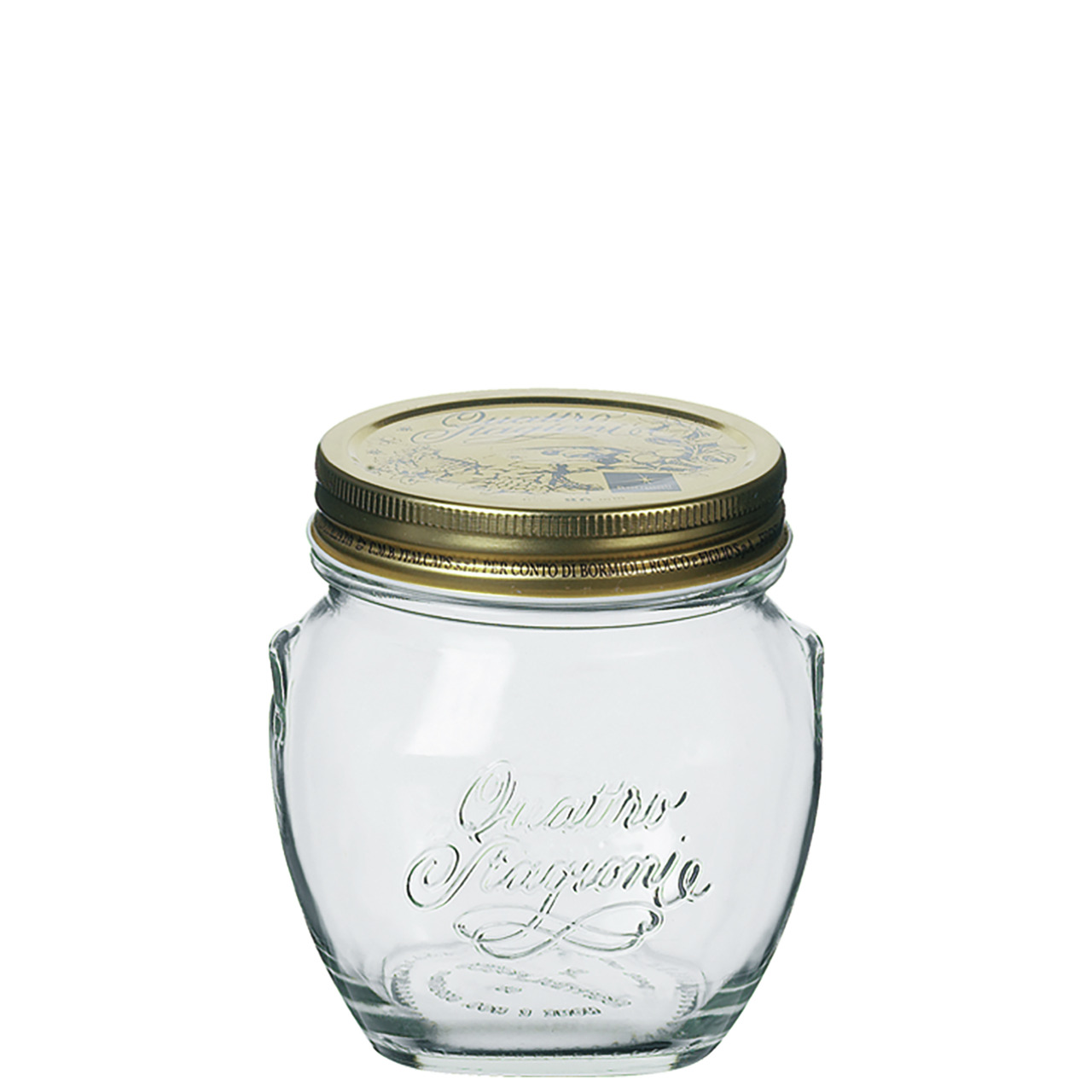 Konfitürenglas 110 mm / 0,50 l mit Metallschraubverschluss Quattro Stagioni