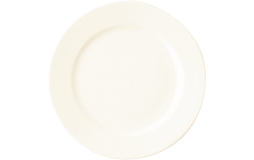 Teller flach 290 mm creme Banquet