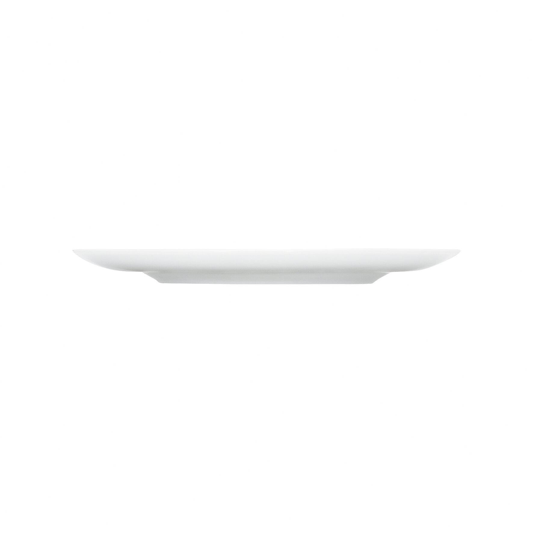 Teller flach mit Fahne 262 mm