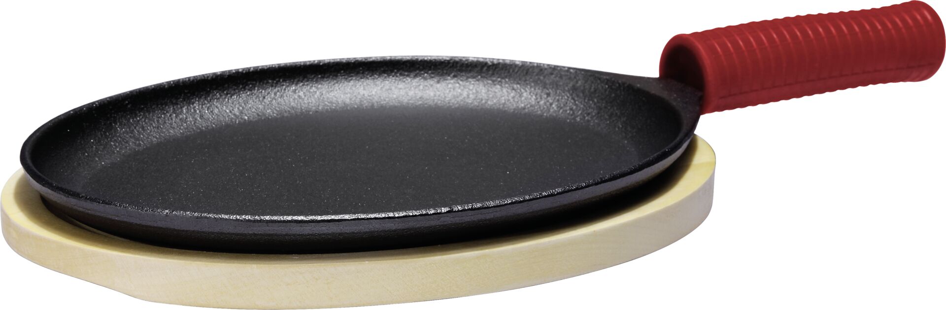 Gusseisernes Pfännchen oval 37 x 18 cm zum Servieren