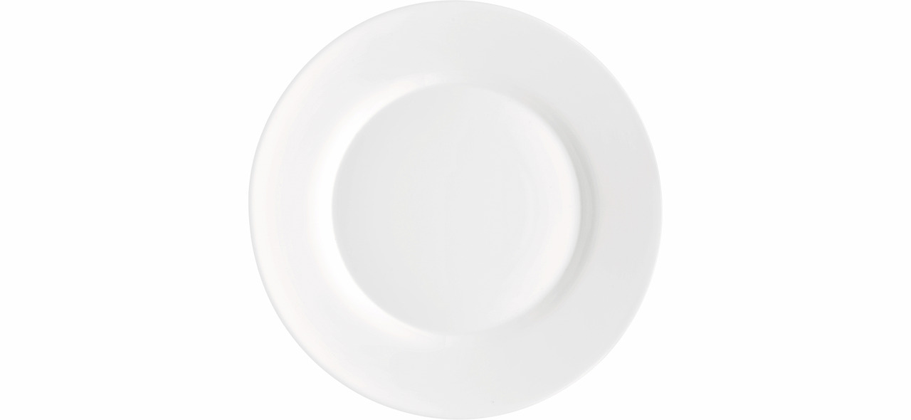 Teller flach 250 mm weiß Toledo White