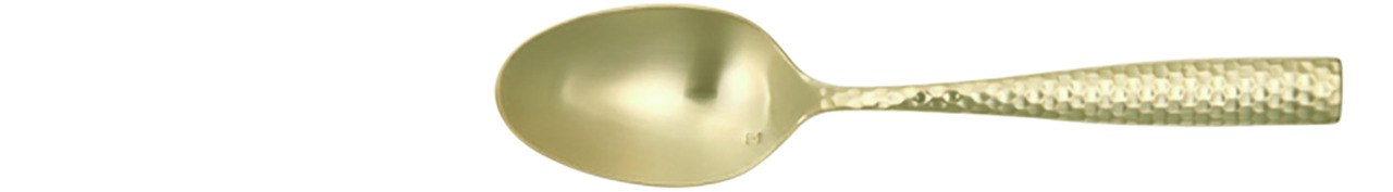 Dessertlöffel 184 mm gold matt Lucca Facet gold