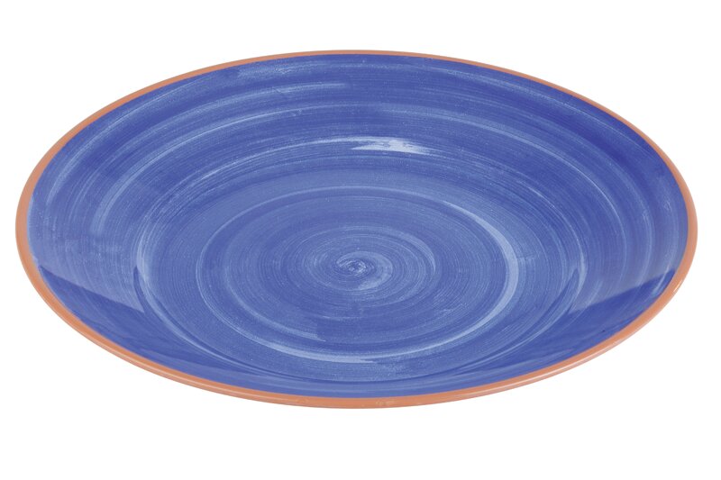 Teller 405 mm blau