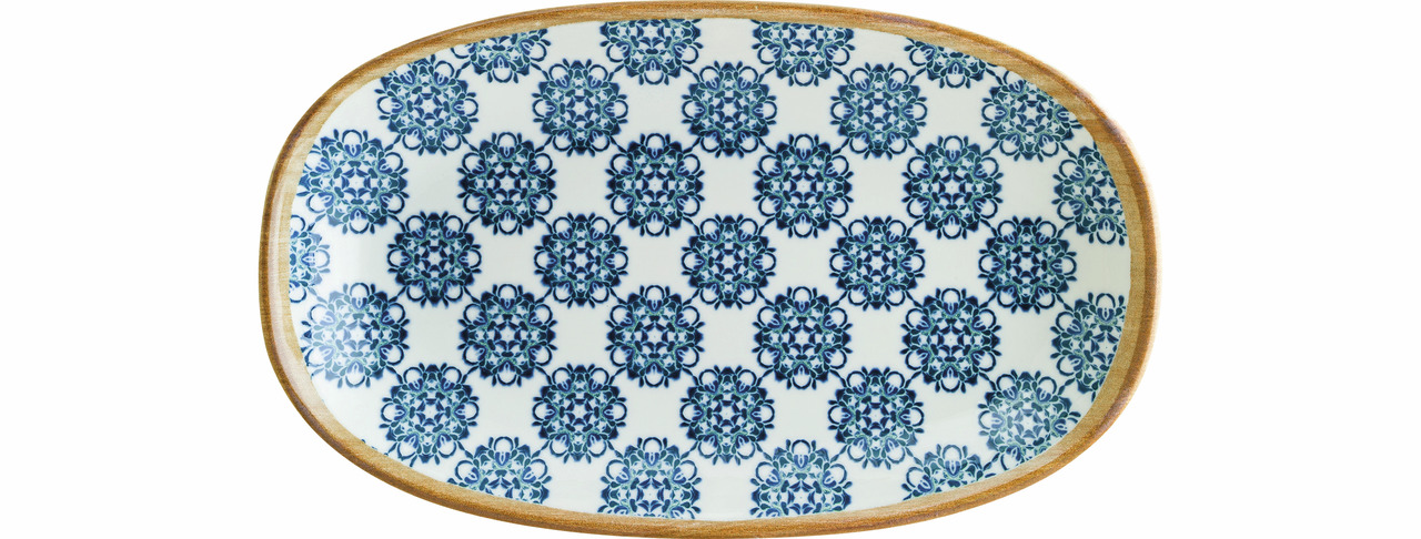 Platte oval Gourmet 238 x 142 mm Lotus