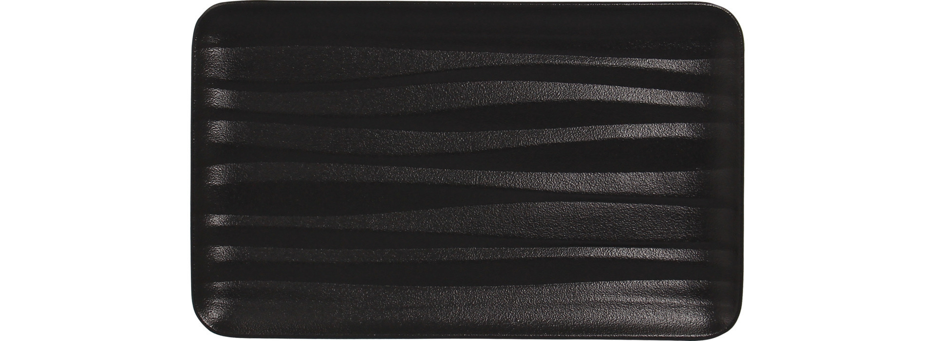 GN-Platte rechteckig mit Relief shared GN 1/4 265 x 162 mm schwarz
