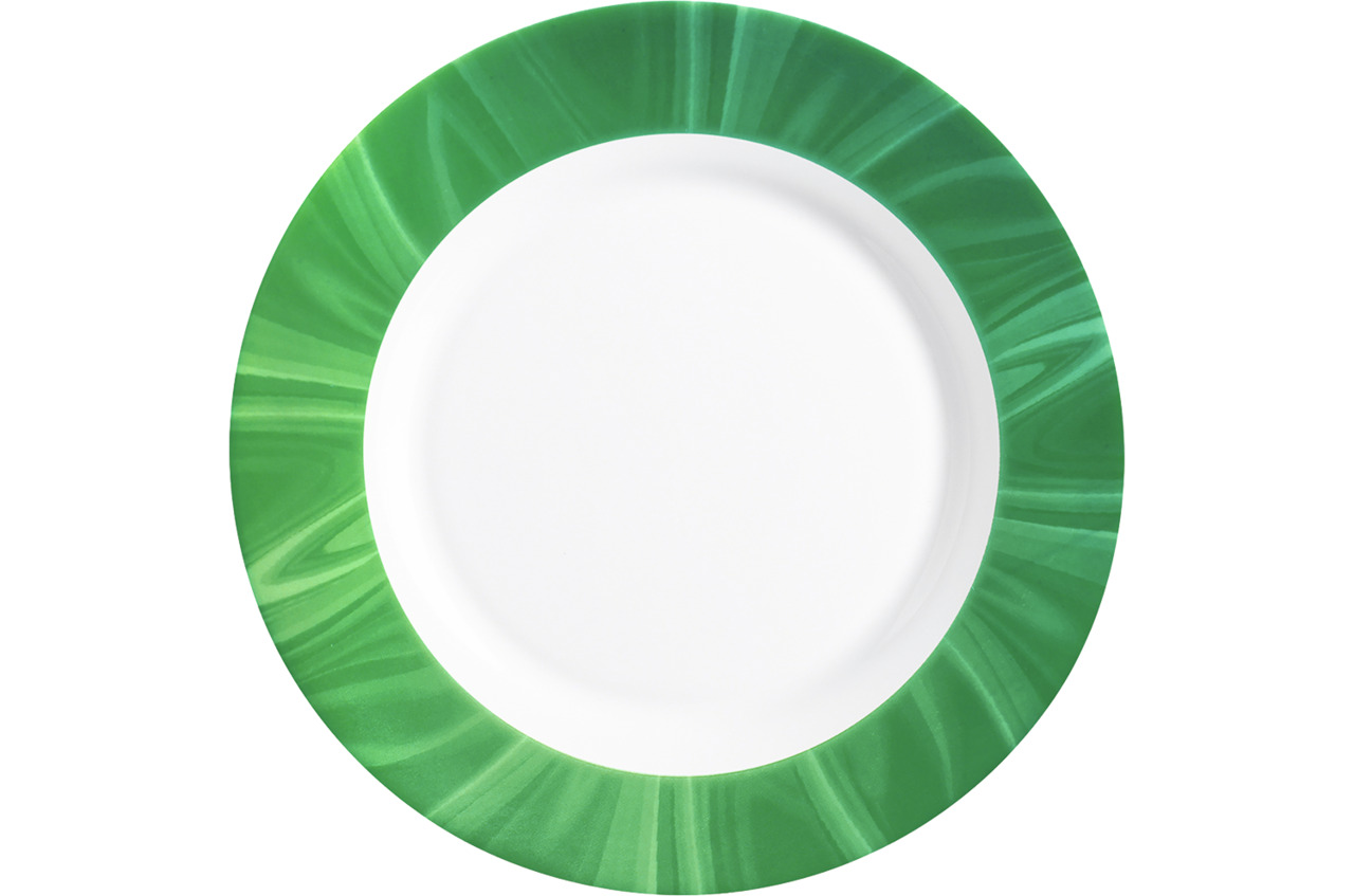Teller tief 230 mm grün Natura Green
