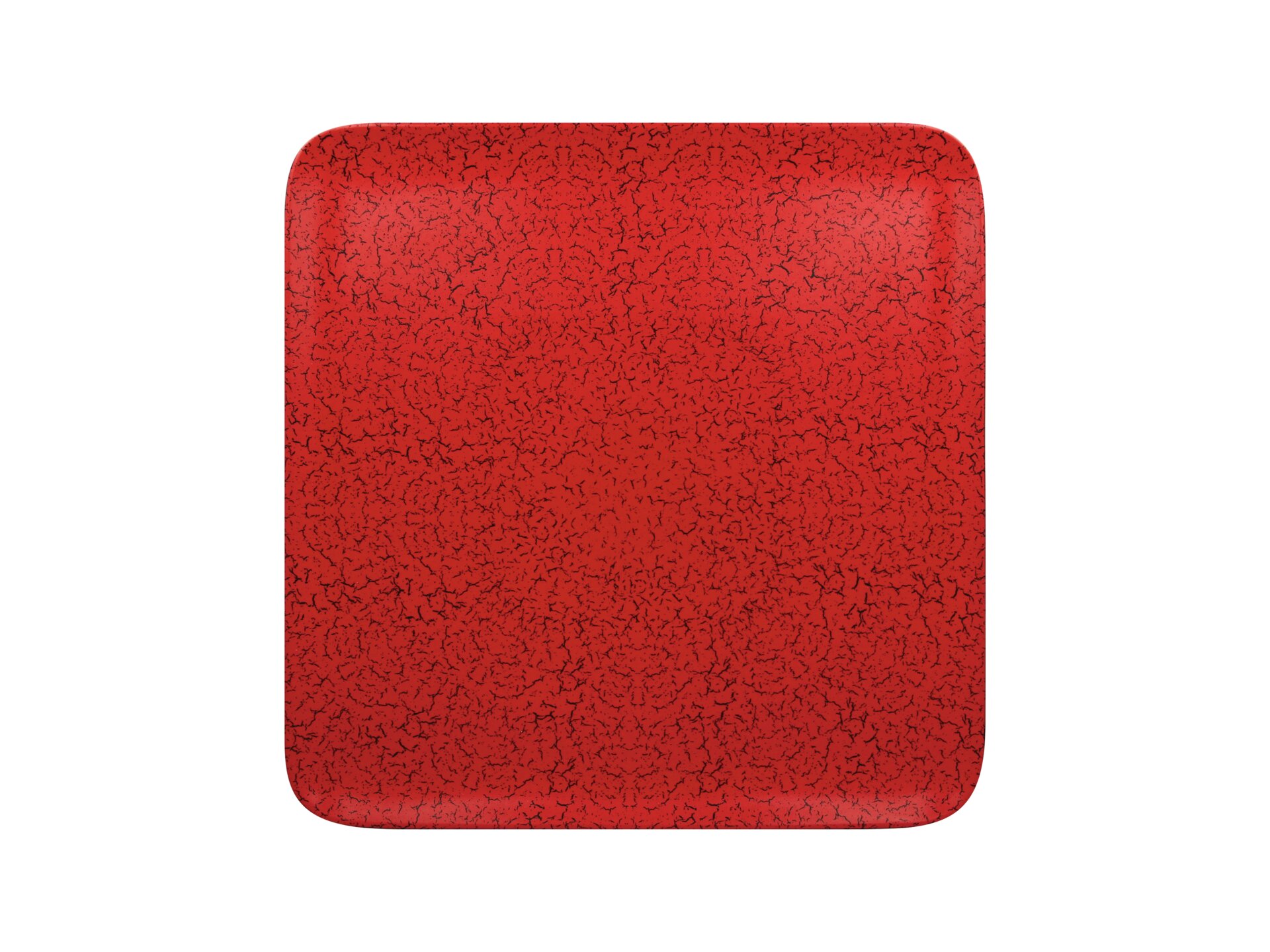 Teller quadratisch 300 x 300 mm rot