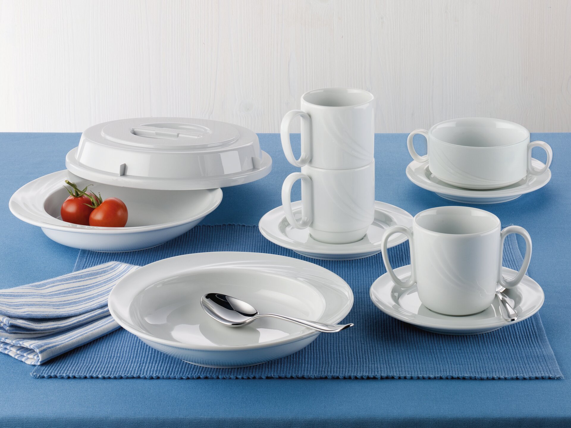 Kombi-Untertasse 160 mm weiß Donna