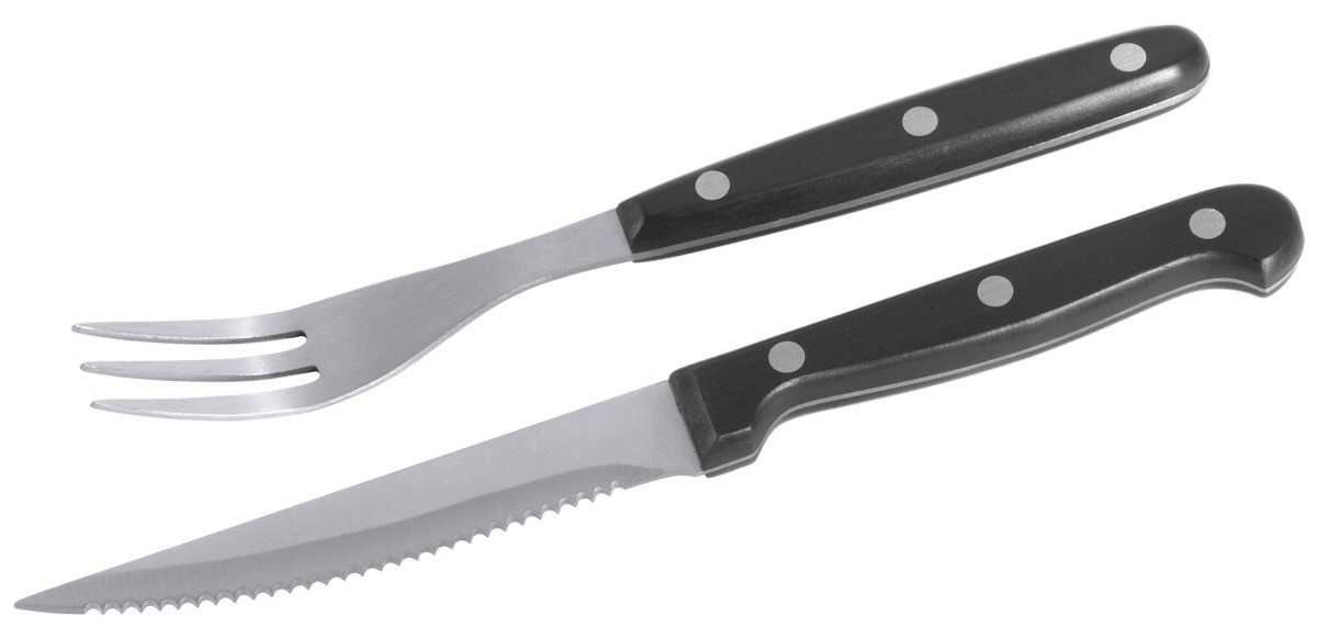 Pizza- / Steakbesteck 6er Set Messer und Gabeln
