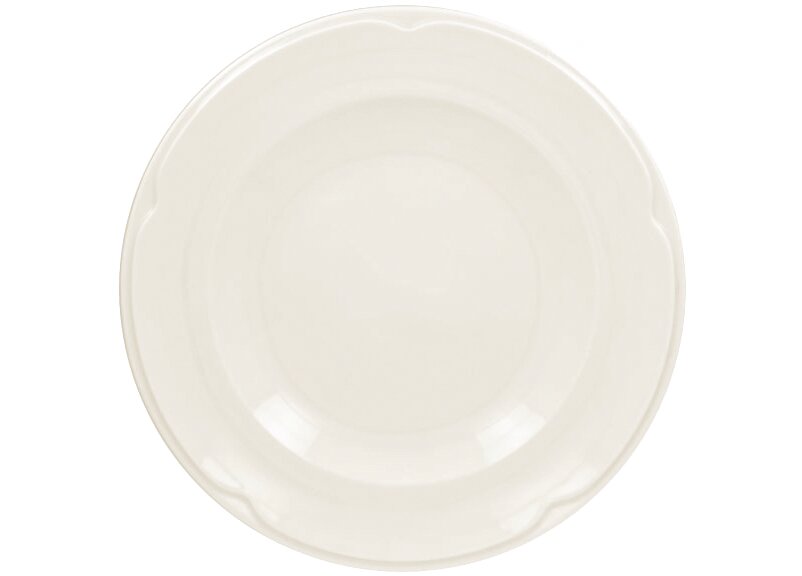 Teller flach 270 mm creme Anna