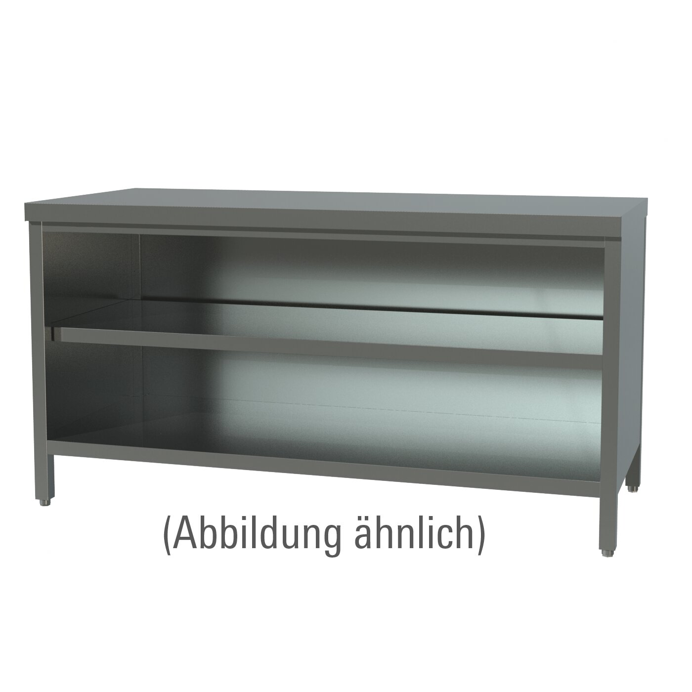 Arbeitsschrank offen ohne Aufkantung 1400 x 700 x 850 mm