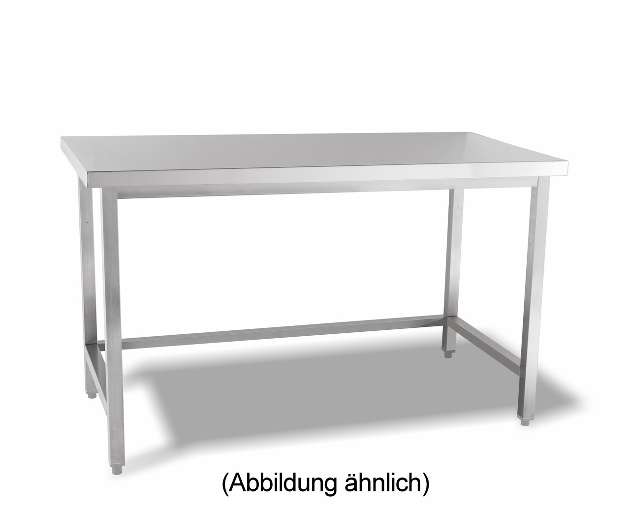 Arbeitstisch verschweißt o. Ablageboden ohne Aufkantung 800 x 700 x 850 mm