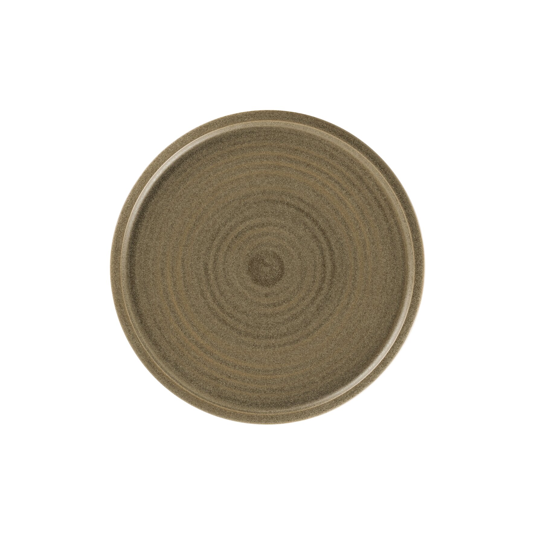 Coupteller flach 238 mm dark brown Ease Selva