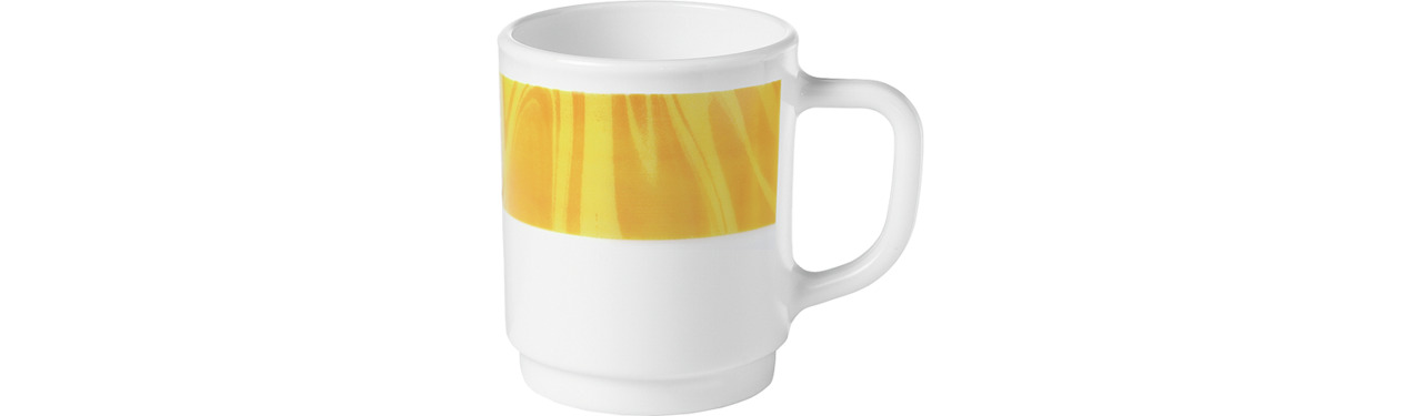 Bockbecher stapelbar 74 mm / 0,25 l gelb Natura Yellow