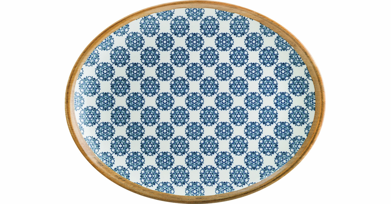 Platte oval Moove 250 x 190 mm Lotus