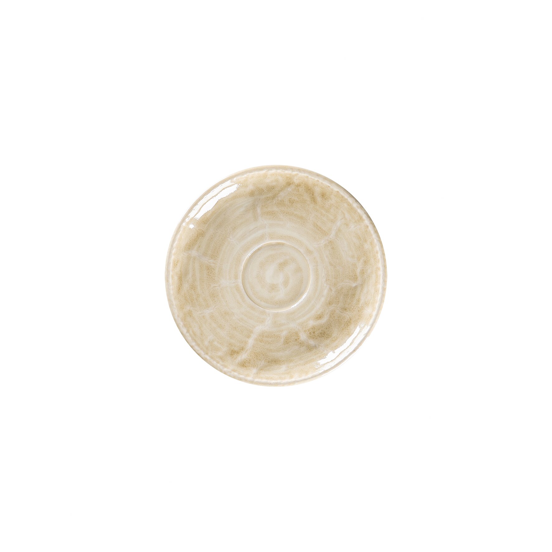 Untertasse rund 170 mm Vanilla beige Krush Vanilla Beige