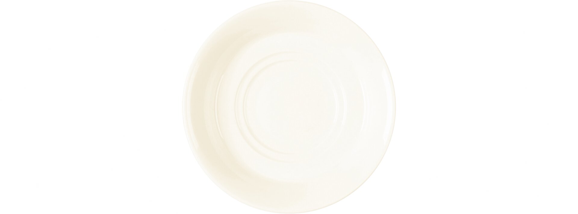 Untertasse 170 mm creme für Frühstückstassen + Becher Fine Dine