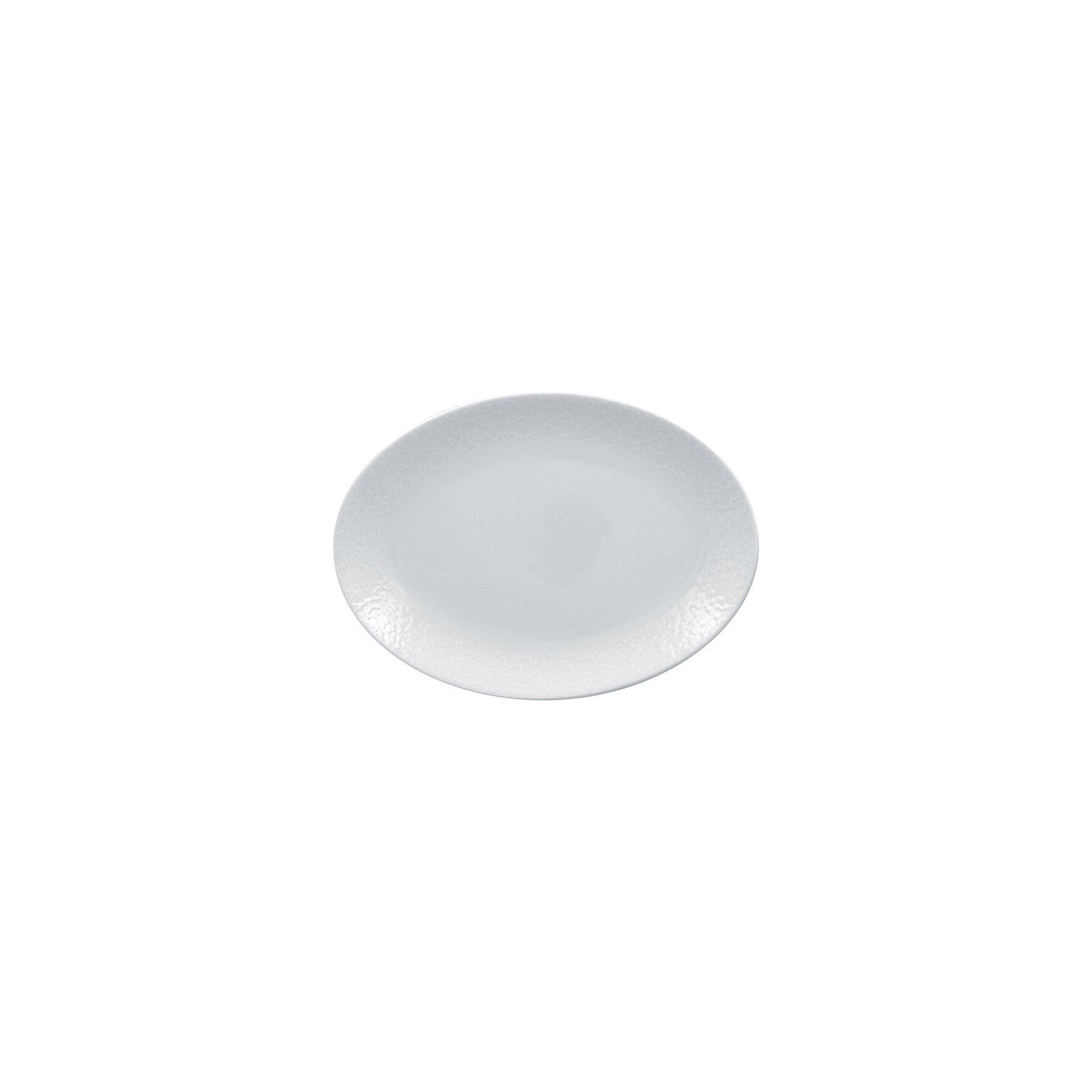 Platte oval 210 x 150 x 25 mm weiß Charm Plus